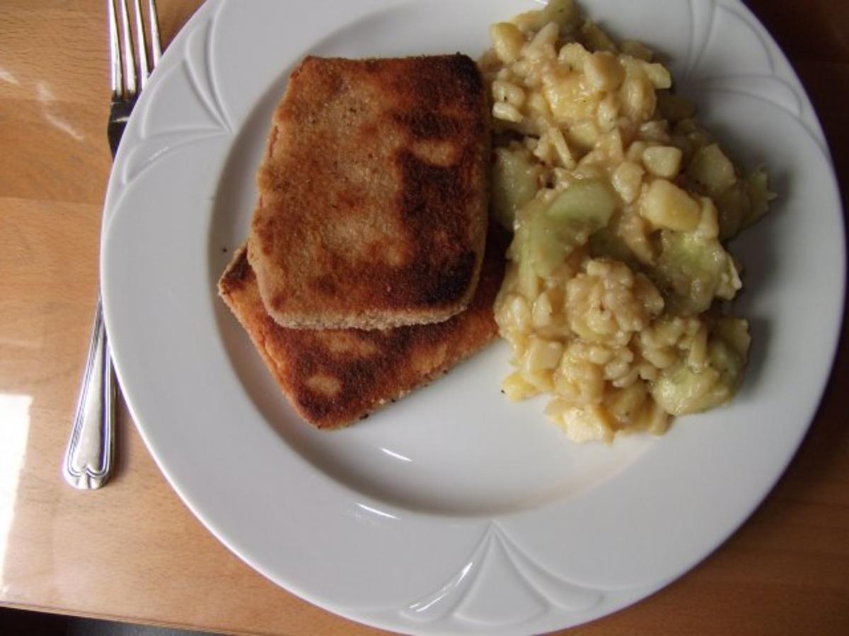 Panierter Leberkäse Dieter´s Art - Rezept - kochbar.de
