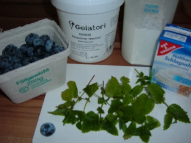 Eis : Heidelbeere mit Zitronenmelisse - Rezept - Bild Nr. 3