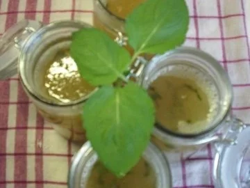Limoncino- Marmelade mit Minze - Rezept