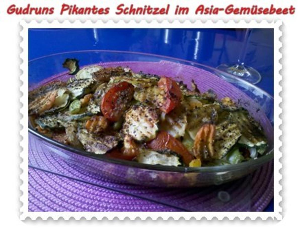 Bilder für Fleisch: Pikantes Schnitzel mit Asia-Gemüse - Rezept