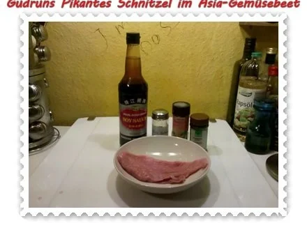 Fleisch: Pikantes Schnitzel mit Asia-Gemüse - Rezept - Bild Nr. 2