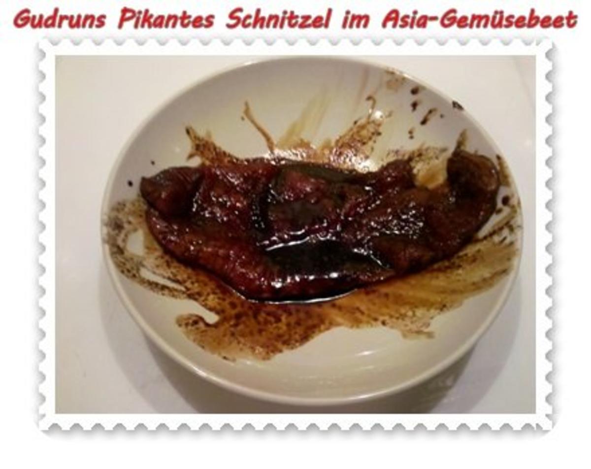 Fleisch: Pikantes Schnitzel mit Asia-Gemüse - Rezept - Bild Nr. 3