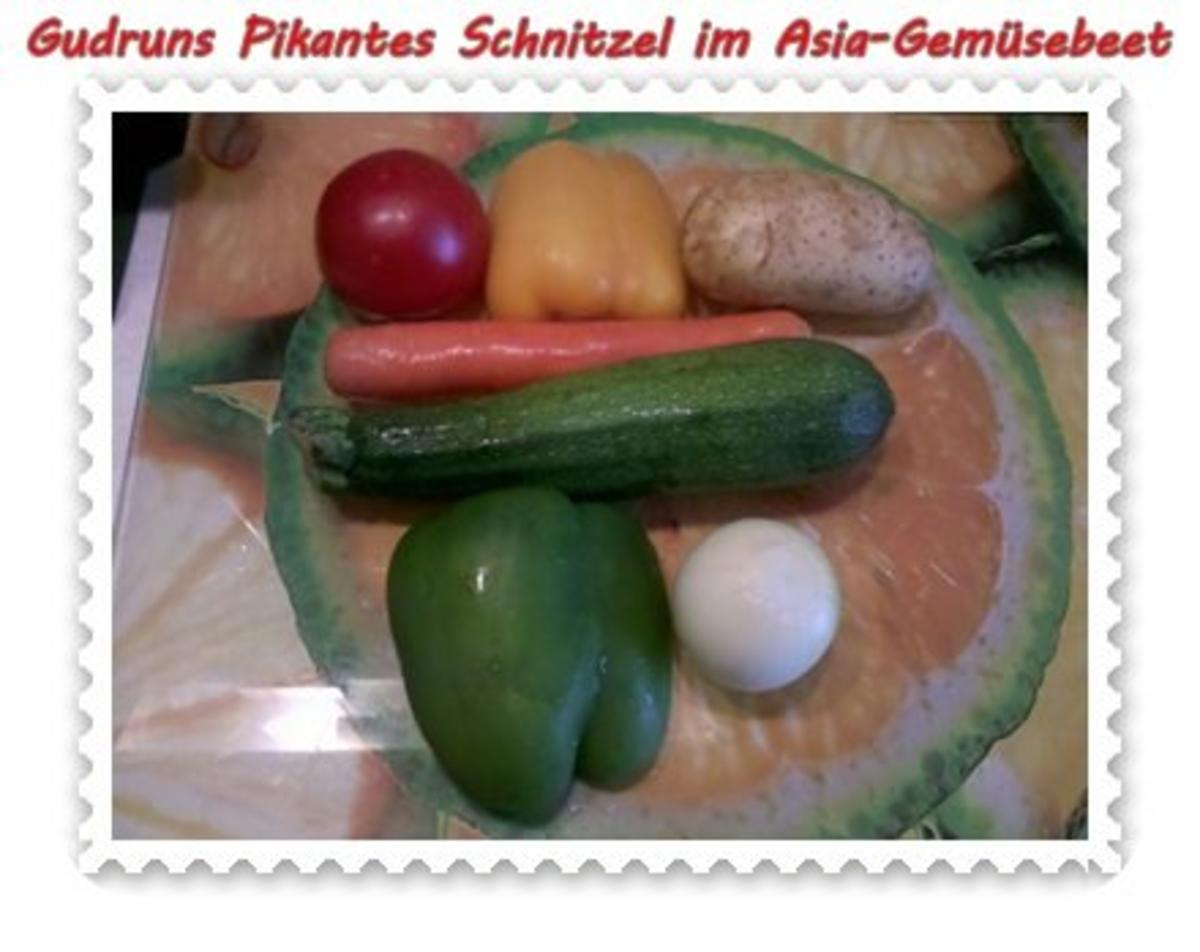 Fleisch: Pikantes Schnitzel mit Asia-Gemüse - Rezept - Bild Nr. 5