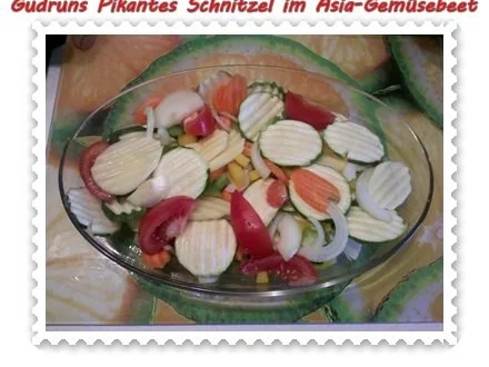 Fleisch: Pikantes Schnitzel mit Asia-Gemüse - Rezept - Bild Nr. 6