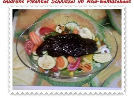 Fleisch: Pikantes Schnitzel mit Asia-Gemüse - Rezept - Bild Nr. 7