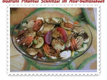 Fleisch: Pikantes Schnitzel mit Asia-Gemüse - Rezept - Bild Nr. 11