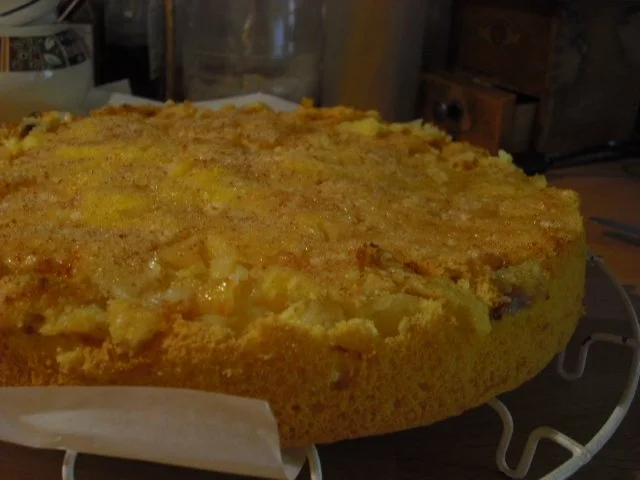 Apfelbisquit mit Mandeln - Rezept - Bild Nr. 7