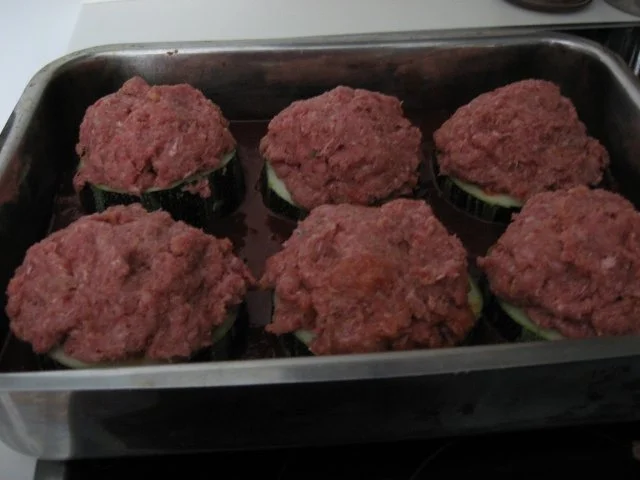 Rezept: Zucchini-Hackfleisch-Törtchen Bild Nr. 4 Zucchini-Hackfleisch-Törtchen - Rezept - Bild Nr. 4