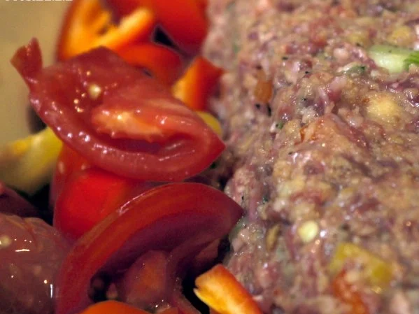 Hackbraten mit Paprika-Gemüse-Sauce - Rezept - Bild Nr. 7