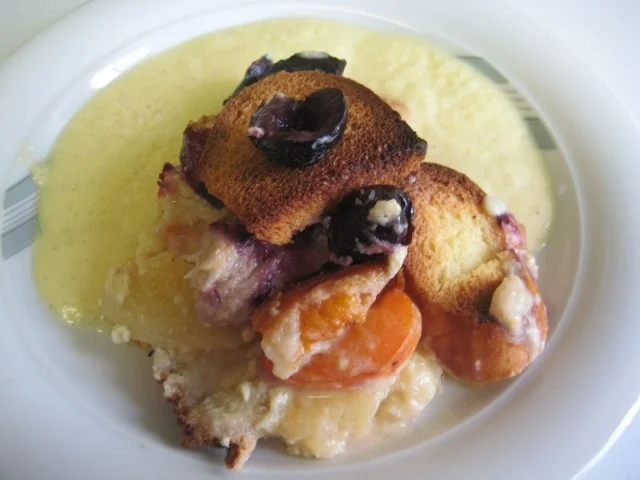 Früchte Brotauflauf - Rezept