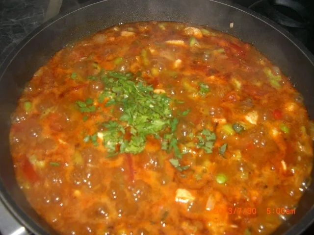 "serbisches Reisfleisch" mit Hühnerfilet - Rezept - Bild Nr. 3