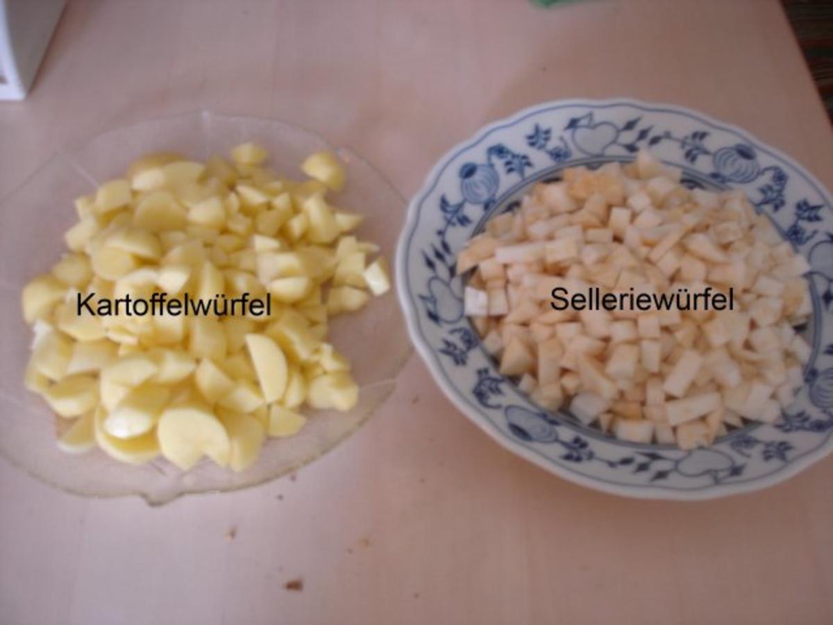 Paprika-Gulasch mit Sellerie-Kartoffelstampf - Rezept - Bild Nr. 5