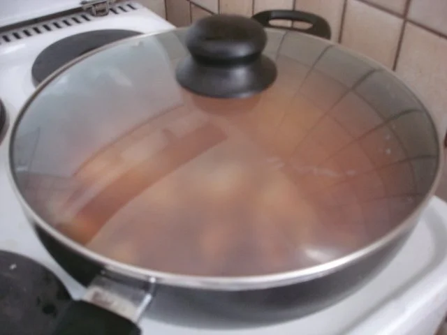 Paprika-Gulasch mit Sellerie-Kartoffelstampf - Rezept - Bild Nr. 10