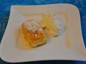 Dessert:Gries Schnitte mit Sahneschnee - Rezept