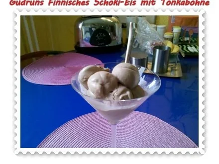 Rezept: Eis: Finnisches Schokieis mit Tonkabohnen Eis: Finnisches Schokieis mit Tonkabohnen - Rezept