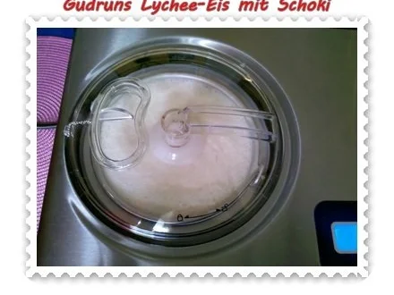 Eis: Lychee-Eis mit Schoki - Rezept - Bild Nr. 4