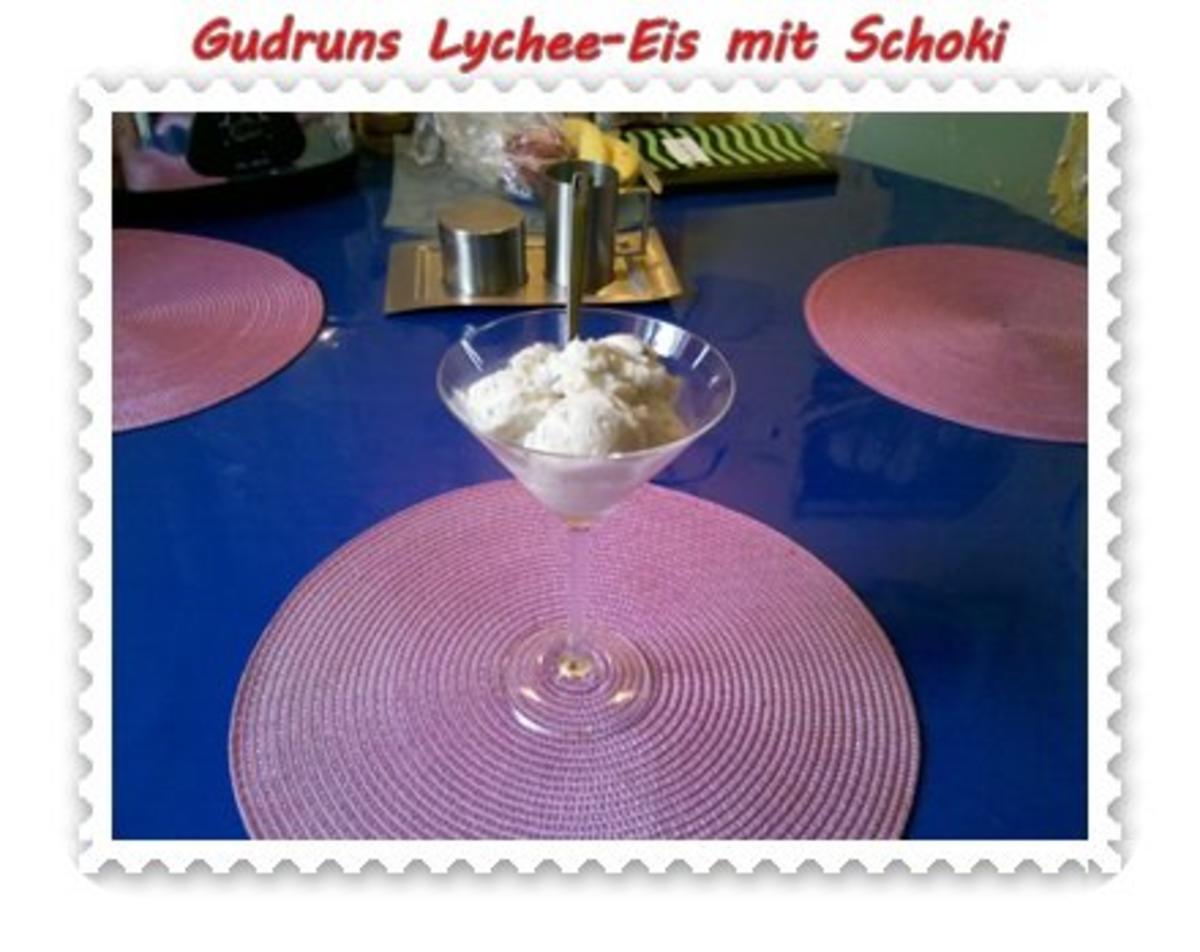 Eis: Lychee-Eis mit Schoki - Rezept - Bild Nr. 7