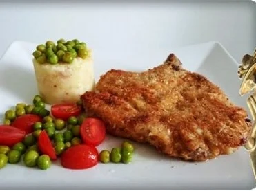 Rezept: ♣ Schweinekotelett mit Kokosraspel-Panade ♣ ♣ Schweinekotelett mit Kokosraspel-Panade ♣ - Rezept