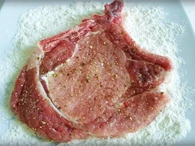 Rezept: ♣ Schweinekotelett mit Kokosraspel-Panade ♣ Bild Nr. 7 ♣ Schweinekotelett mit Kokosraspel-Panade ♣ - Rezept - Bild Nr. 7