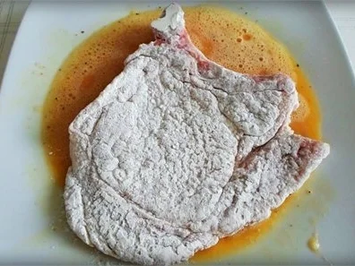 Rezept: ♣ Schweinekotelett mit Kokosraspel-Panade ♣ Bild Nr. 11 ♣ Schweinekotelett mit Kokosraspel-Panade ♣ - Rezept - Bild Nr. 11