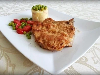 Rezept: ♣ Schweinekotelett mit Kokosraspel-Panade ♣ Bild Nr. 3 ♣ Schweinekotelett mit Kokosraspel-Panade ♣ - Rezept - Bild Nr. 3