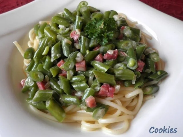 Bohnen & Spaghetti - Rezept - Bild Nr. 7