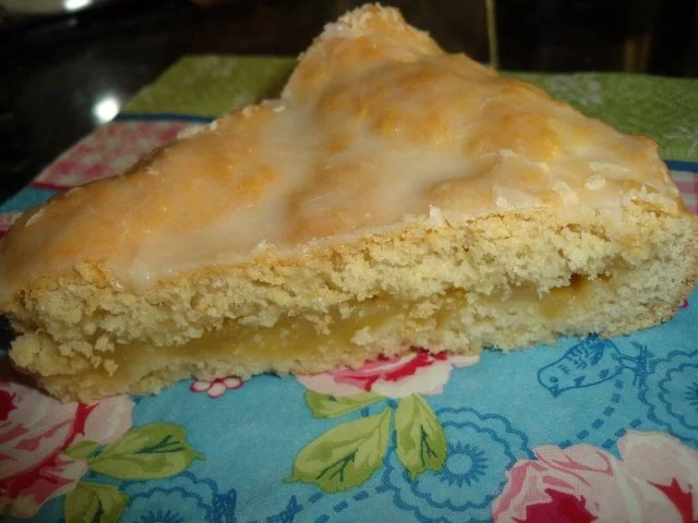 Gedeckter flacher Apfelkuchen - Rezept