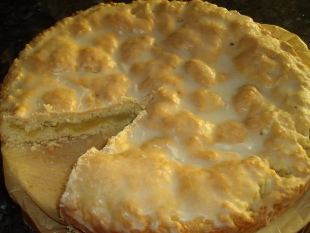 Gedeckter flacher Apfelkuchen - Rezept - Bild Nr. 2