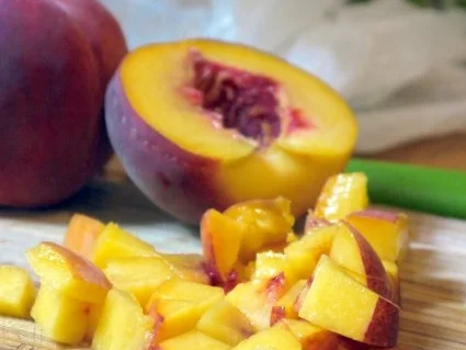 Rezept: Pfirsich-Bulgur-Salat Bild Nr. 3 Pfirsich-Bulgur-Salat - Rezept - Bild Nr. 3