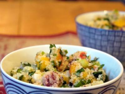 Pfirsich-Bulgur-Salat - Rezept