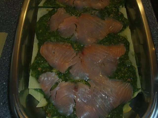 Rezept: Lachs-Spinat Lasagne Bild Nr. 3 Lachs-Spinat Lasagne - Rezept - Bild Nr. 3