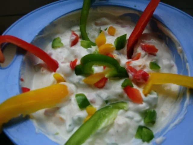 Sommerlicher Paprika - Joghurt Quark - Rezept - Bild Nr. 2