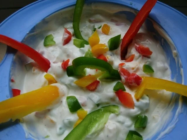 Sommerlicher Paprika - Joghurt Quark - Rezept - Bild Nr. 11