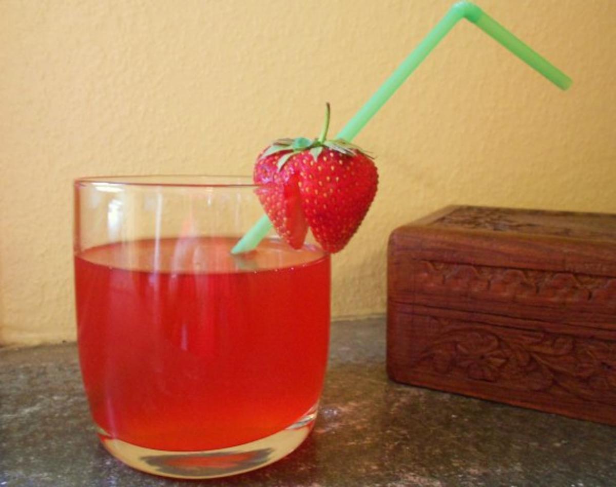 Erdbeersaft - Rezept
