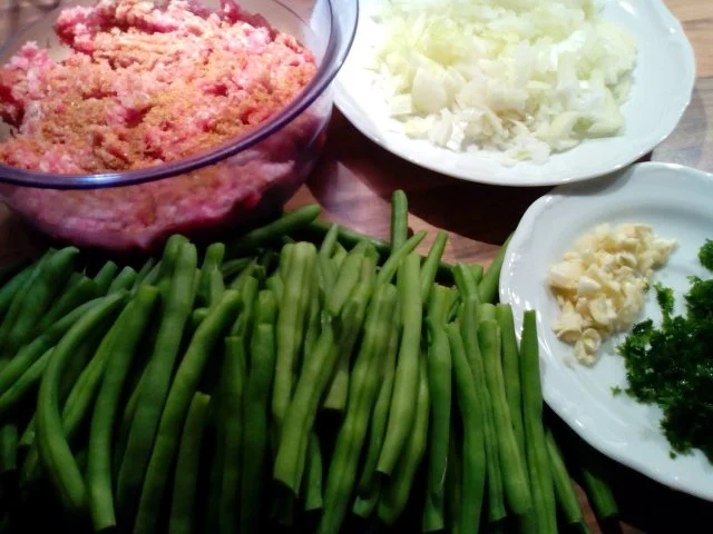 "Hackfleisch mit grünen Bohnen" - Rezept - Bild Nr. 2