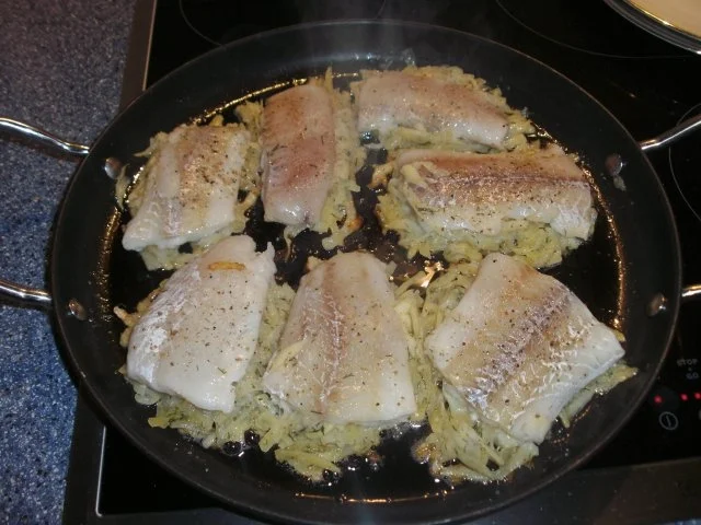 Rezept: Fisch mit Röstihaube Bild Nr. 2 Fisch mit Röstihaube - Rezept - Bild Nr. 2