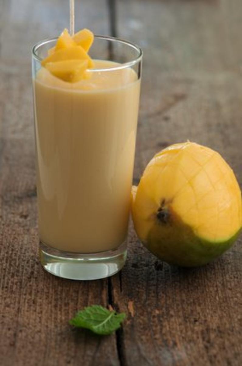 Bilder für Mango-Melonen-Shake - Rezept