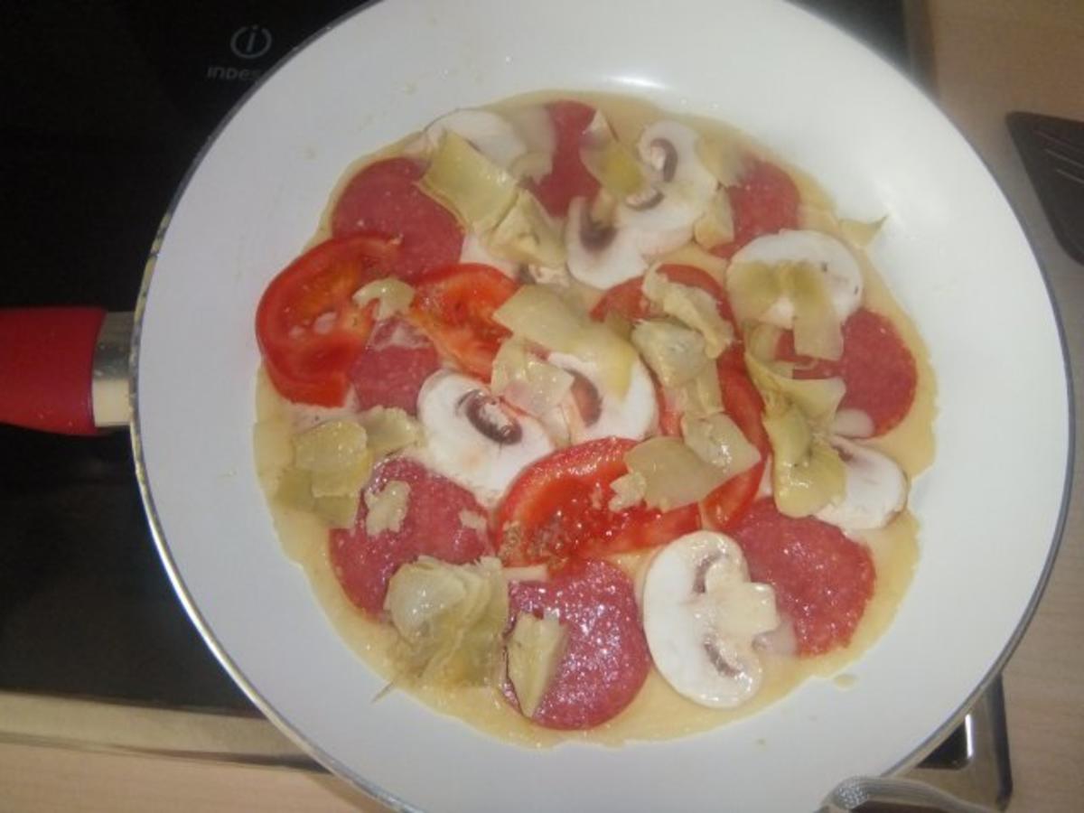 Pizza-Pfannkuchen - Rezept - Bild Nr. 6