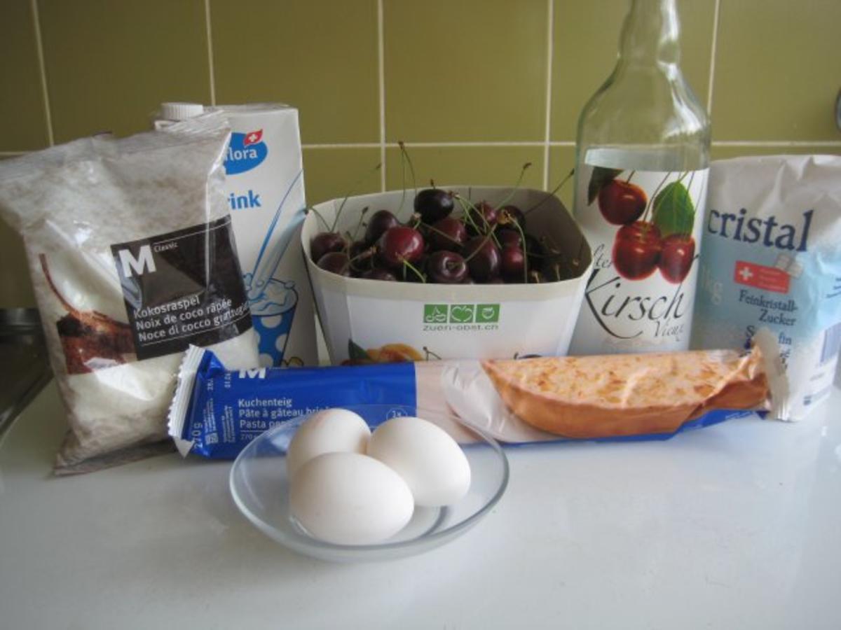 Kirschen-Kokos-Kuchen - Rezept - Bild Nr. 5