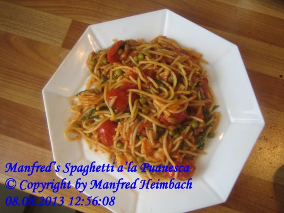 Bilder für Nudeln – Manfred’s Spaghetti a’la Puttanesca - Rezept