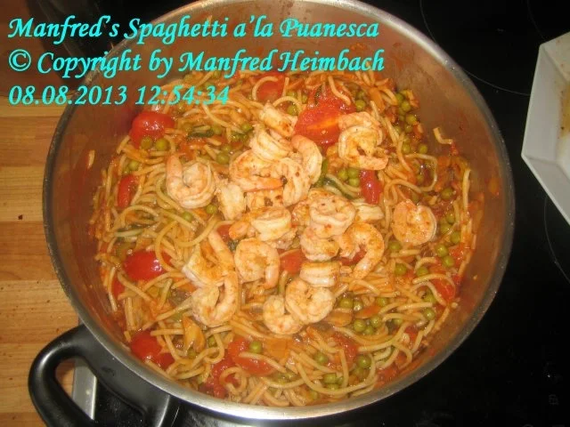 Rezept: Nudeln – Manfred’s Spaghetti a’la Puttanesca Bild Nr. 2 Nudeln – Manfred’s Spaghetti a’la Puttanesca - Rezept - Bild Nr. 2