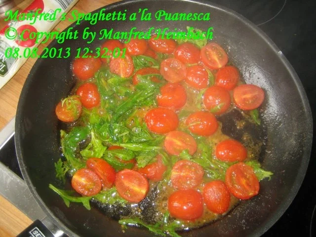 Rezept: Nudeln – Manfred’s Spaghetti a’la Puttanesca Bild Nr. 7 Nudeln – Manfred’s Spaghetti a’la Puttanesca - Rezept - Bild Nr. 7