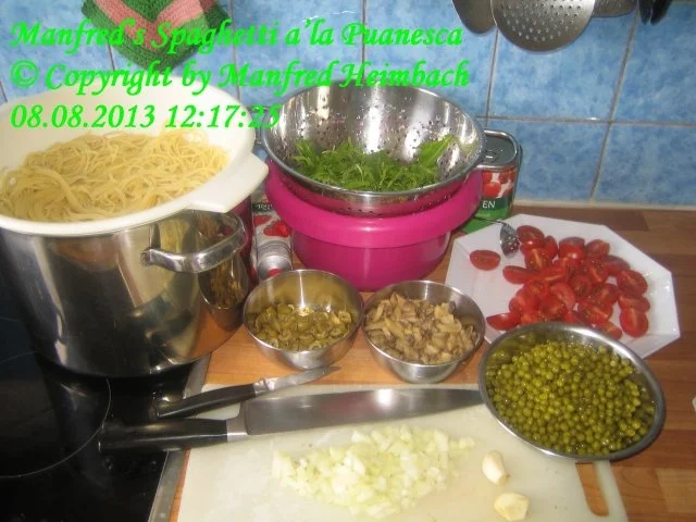 Rezept: Nudeln – Manfred’s Spaghetti a’la Puttanesca Bild Nr. 9 Nudeln – Manfred’s Spaghetti a’la Puttanesca - Rezept - Bild Nr. 9