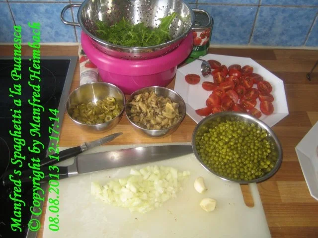 Rezept: Nudeln – Manfred’s Spaghetti a’la Puttanesca Bild Nr. 10 Nudeln – Manfred’s Spaghetti a’la Puttanesca - Rezept - Bild Nr. 10