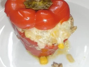 Rezept: Gefüllte Paprika mit Linsen Gefüllte Paprika mit Linsen - Rezept