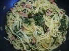 Spaghetti  mit Mangold - Rezept