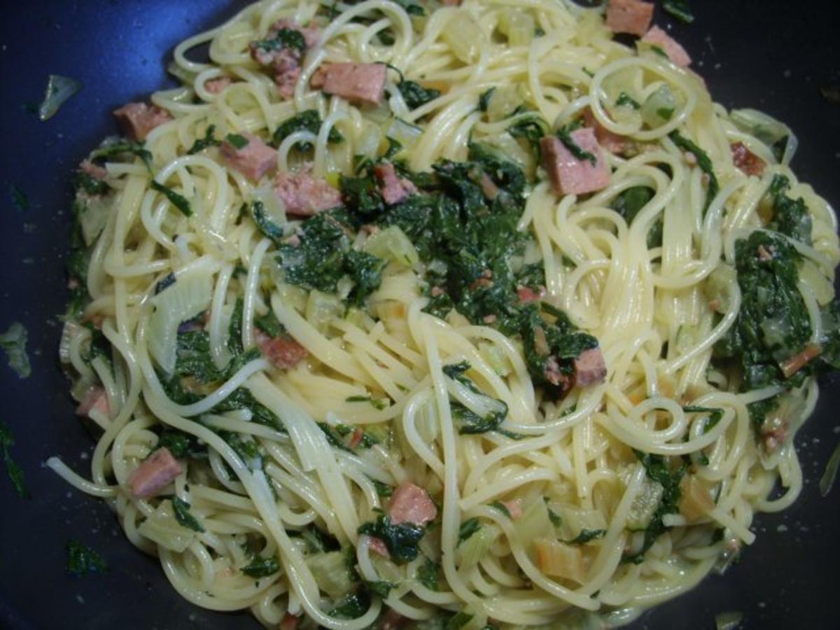 Spaghetti mit Mangold - einfach - von kuechenschelle