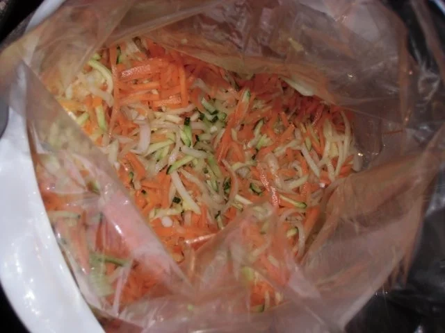 Fisch : Seelachs auf Gemüsebeet im Bratschlauch - Rezept - Bild Nr. 3