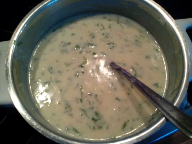 Rezept: "Knusper- Fischfilet mit Kräuter-Speck-Soße" Bild Nr. 7 "Knusper- Fischfilet mit Kräuter-Speck-Soße" - Rezept - Bild Nr. 7