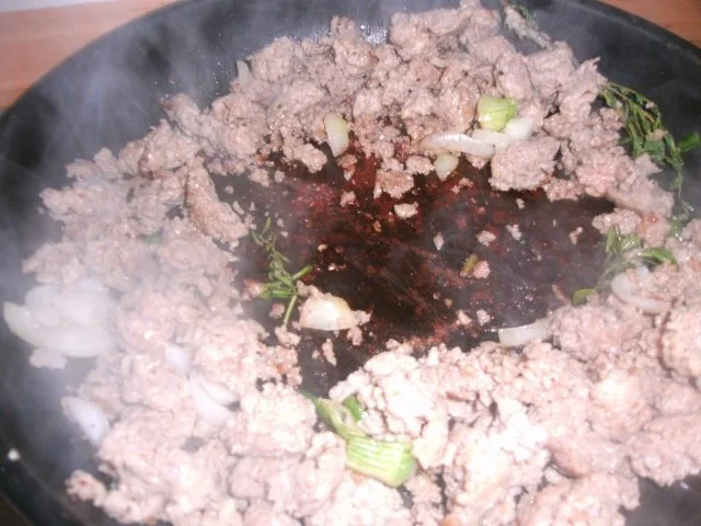 Rezept: Kartoffel - Kohlrabi Gratin mit Frischkäse - Hackfleischsauce Bild Nr. 8 Kartoffel - Kohlrabi Gratin mit Frischkäse - Hackfleischsauce - Rezept - Bild Nr. 8